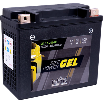 YTX20HL-BS GEL batteri til MC og ATV 12V 18Ah (175x86x155mm) 