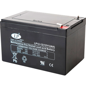 12V 12Ah AGM batteri VDS godkjent, 151x101x98 mm T2