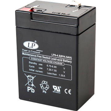 6V 4,5Ah Standard 70x47x107 Faston