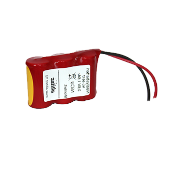 3,6v 4,0Ah nødlysbatteripakke m/ Ledning u/kontakt