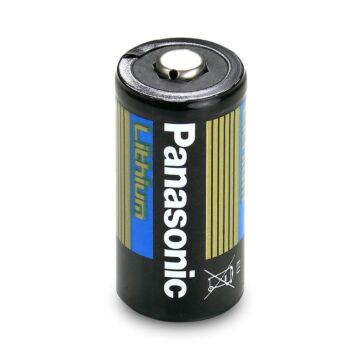 CR123A Panasonic Lithium batteri. 3V 1550mAh (pris pr. stk)