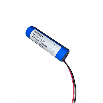 3,7V 2500mAh 18650 med BMS 10A og ledning
