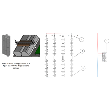 10S4P Alkaline with fuse/diode and MSTBT connector