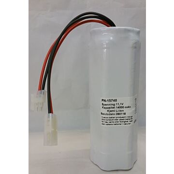11,1 V Li-Ion Batteripakke til dykkerlykt 14Ah