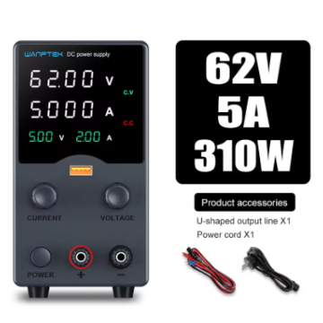 Laboratoriestrømforsyning 0-5A, 0-60V med LED Display 