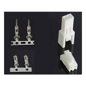 SMH250 + SMP250 kontakt/plugg 2,5mm 2P inkl. terminaler