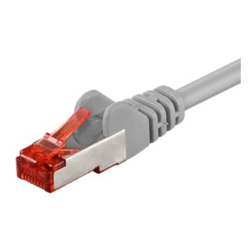 3 meter Grå CAT 6 S/FTP dobbeltskjermet nettverkskabel 2x RJ45