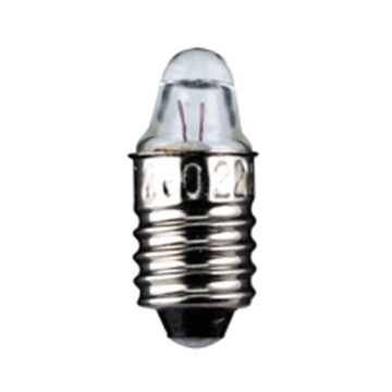 E10 miniatyrpære 0,25W 1,2V 24x9,5mm