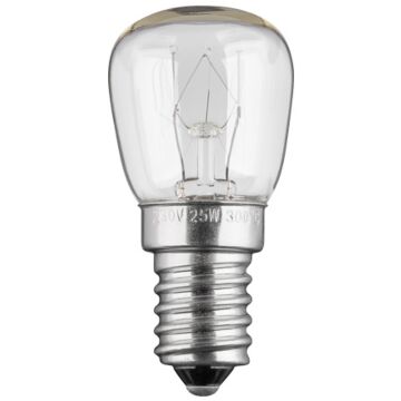 E14 pære for ovn og høy temperatur 15W 230V 2200K 26x56mm