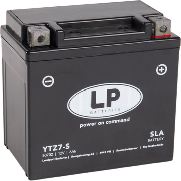 YTZ7S batteri til MC og ATV 12V 6Ah (113x70x105mm)