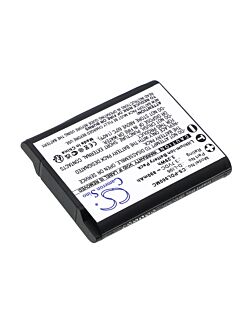 Replaces battery for Pentax D-LI96, WG-1000, 890mAh