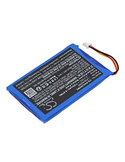 Replacement Battery for Philips HD CAM 295, Li-Polymer 1100mAh