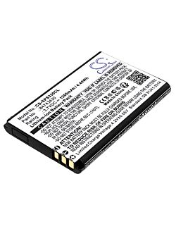 Replacement Battery for Spectralink S33, S33 DECT, S35, S37, BT229865, Lithium-ion 1200mAh