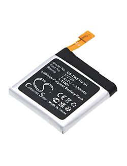 Replacement Battery for  Ticwatch 1 46mm, WE11098, Li-Polymer 300mAh