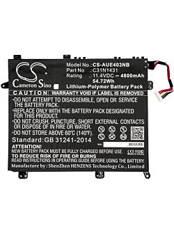 Batteri for Asus C31Pp95 C31N1431 