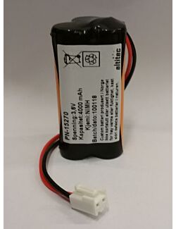 Batteri Nødlys 3,6V 4,0Ah NIMH GP400LAHT3T6, Polam Rem 38-1180/S/A3, VIP318 ST trekant