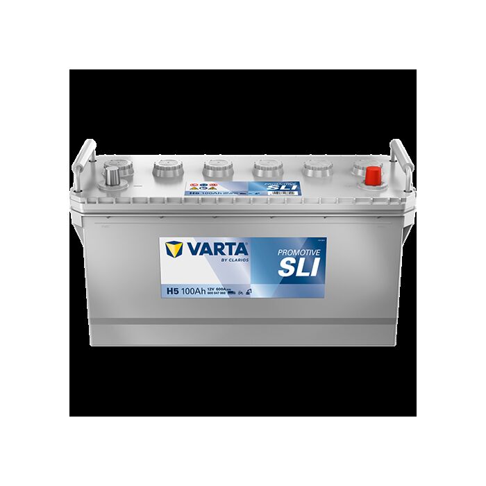 VARTA Promotive HD Batteri 12V 100AH 600CCA (413x175x200/220mm) Polstilling 5 - Plusspol til hÃƒÂ¸yre H5