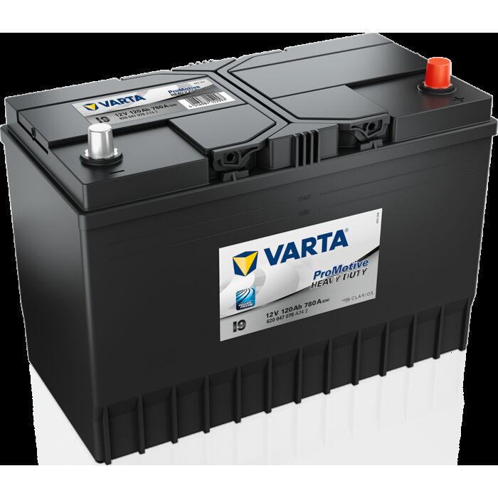 VARTA Promotive Black Batteri 12V 120AH 780CCA (347x173x210/234mm) Polstilling 5 - Plusspol til hÃƒÂ¸yre I9