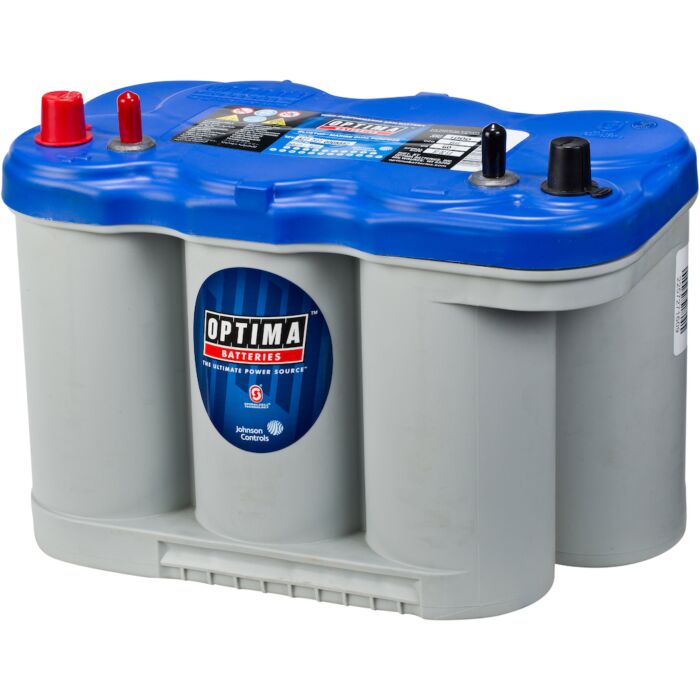 OPTIMA AGM Blue Top 12V 66AH 845CCA (309x172x221mm) Polstilling 4 - Plusspol til venstre 8027-227