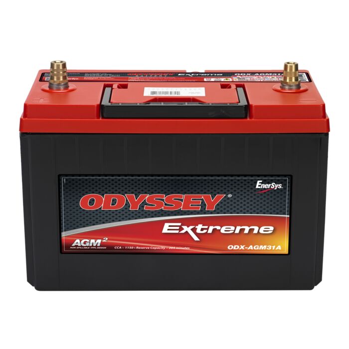 ODYSSEY 31A-PC2150T AGM Batteri 12V 100AH 1150CCA (330x173x246mm) + venstre (SAE pol)
