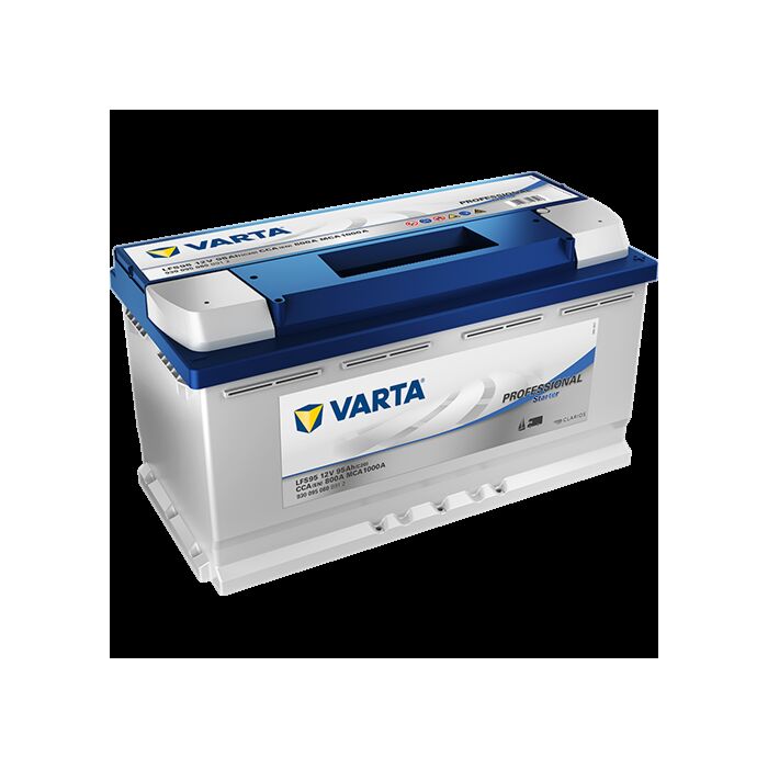 VARTA Fritidsbatteri 12V 95 AH 800 CCA (353x175x190mm) Polstilling 5 - Plusspol til hÃƒÂ¸yre LFS95
