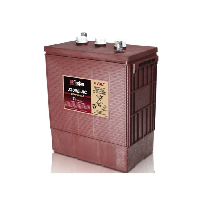 TROJAN Deep Cycle Traksjonsbatteri 6V 305AH (309x174x366mm) +diagonalt30