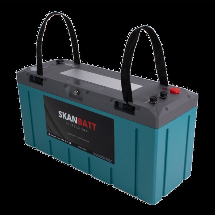 SKANBATT Lithium Professional IP67 12V 200Ah 200A BMS