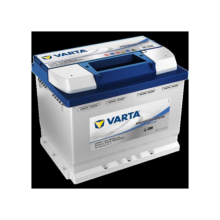 VARTA Fritidsbatteri 12V 60 AH 540 CCA (242x175x190mm) Polstilling 5 - Plusspol til hÃƒÂ¸yre LFS60