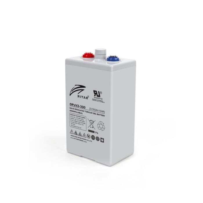 RITAR OPzV Serien GEL Batteri 2V 300Ah