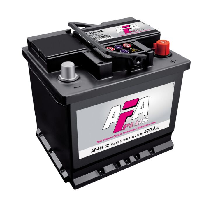 AFA Plus Batteri 12V 44AH 440CCA (207x175x175/175mm) Polstilling 5 - Plusspol til hÃƒÂ¸yre