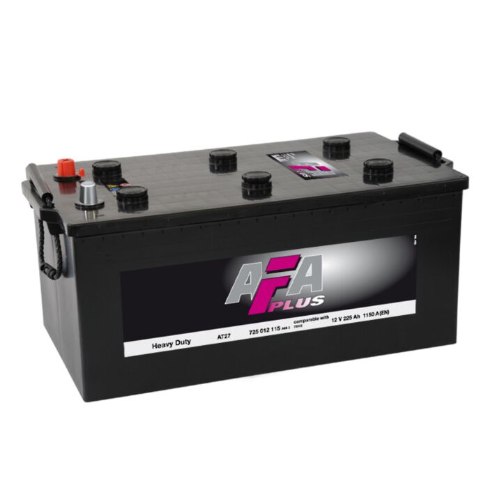 AFA Plus Batteri 12V 225AH 1150CCA (518x276x220/242mm) Polstilling 4 - Plusspol til venstre