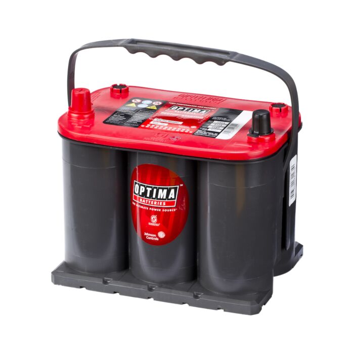 OPTIMA AGM Red Top 12V 44AH 730CCA (237x172x197mm) Polstilling 4 - Plusspol til venstre 8020-255