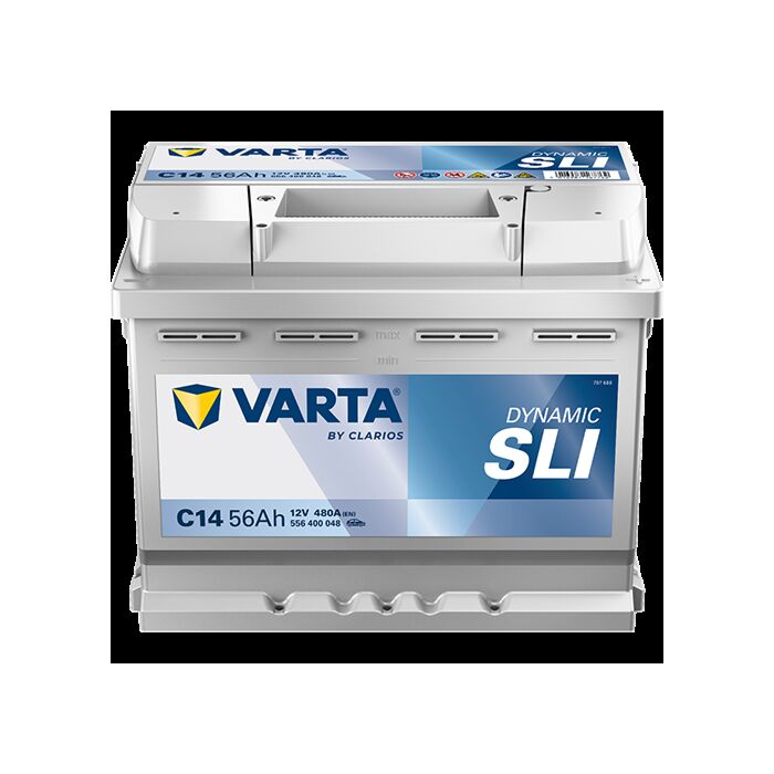 VARTA Black Dynamic Batteri 12V 56AH 480CCA (242x175x190/190mm) Polstilling 5 - Plusspol til hÃƒÂ¸yre C14