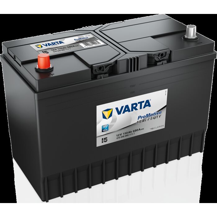 VARTA Promotive Black Batteri 12V 110AH 680CCA (347x173x210/234mm) Polstilling 4 - Plusspol til venstre I5