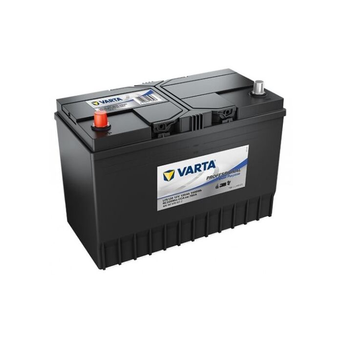 VARTA Fritidsbatteri 12V 120AH 780CCA (349x175x236mm) Polstilling 4 - Plusspol til venstre LFS120
