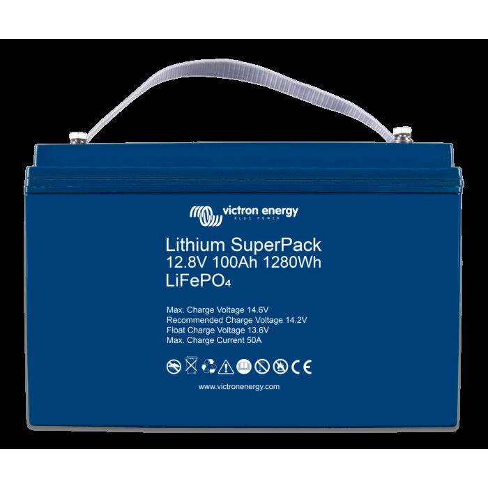 VICTRON Lithium SuperPack 12,8V 100Ah (M8) - High Current