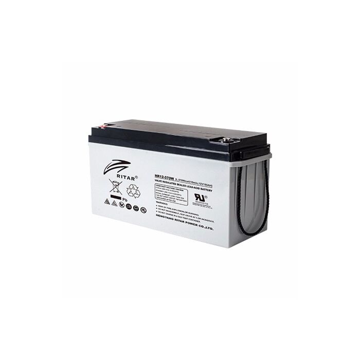 RITAR High Rate AGM Batteri 12V HR12-380W (12V 100Ah C20)