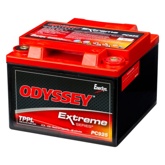 ODYSSEY PC925 AGM Batteri 12V 28AH 330CCA (169x179x128mm) Polstilling 5 - Plusspol til hÃƒÂ¸yre
