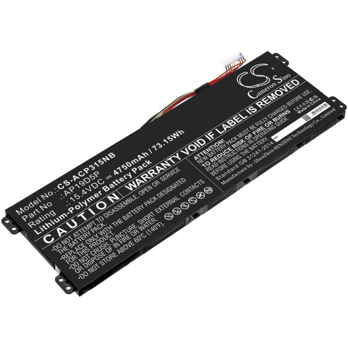 4750mAh for Acer Conceptd 3 Cn315-72g-70p5,Conceptd 3 Cn315-72g-742a,Conceptd 3 Ezel Cc314-72g-72sx,Conceptd 3 Cn315-72g-7441,Conceptd 3 Ezel Cc315-72g-73df,Conceptd 3 Cn315-72g-70np,Conceptd 3 Cn315-72g-7613,Conceptd 3 Ezel Cn315-72g-742b,Conceptd 3 Pro 