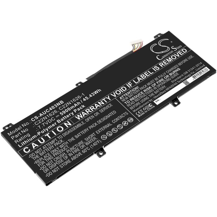 5900mAh for Asus Chromebook C403NA-FQ0004,Chromebook Flip C213NA-BW0034,Chromebook C403NA-FQ0005,Chromebook Flip C213NA,Chromebook Flip C213NA-0041AN3350-A,Chromebook Flip C213NA-BU0039,Chromebook C403NA-FQ0017,Chromebook Flip C213NA-BW0024,Chromebook C40