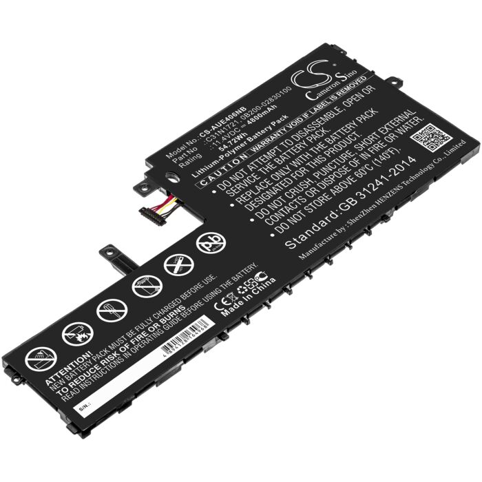 4800mAh for Asus E406MA-1C,E406MA-EB199TS,E406MA-BV199TS,E406MA-EB173T,VivoBook E406MA-BV129TS,VivoBook E406MA-BV235TS,VivoBook E406SA-EB123T,VivoBook E406SA-BV162T,E406SA-S3060W,E406SA-BV124T