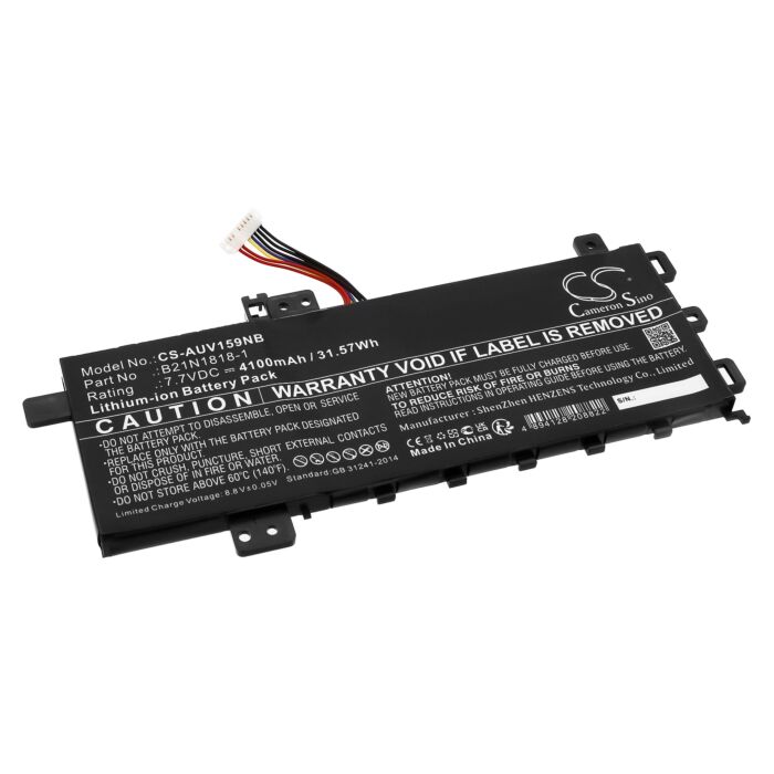 Replacement Battery for Asus VivoBook 15 M509DA, VivoBook 14 F409DA, B21N1818-1, Li-Polymer 4100mAh