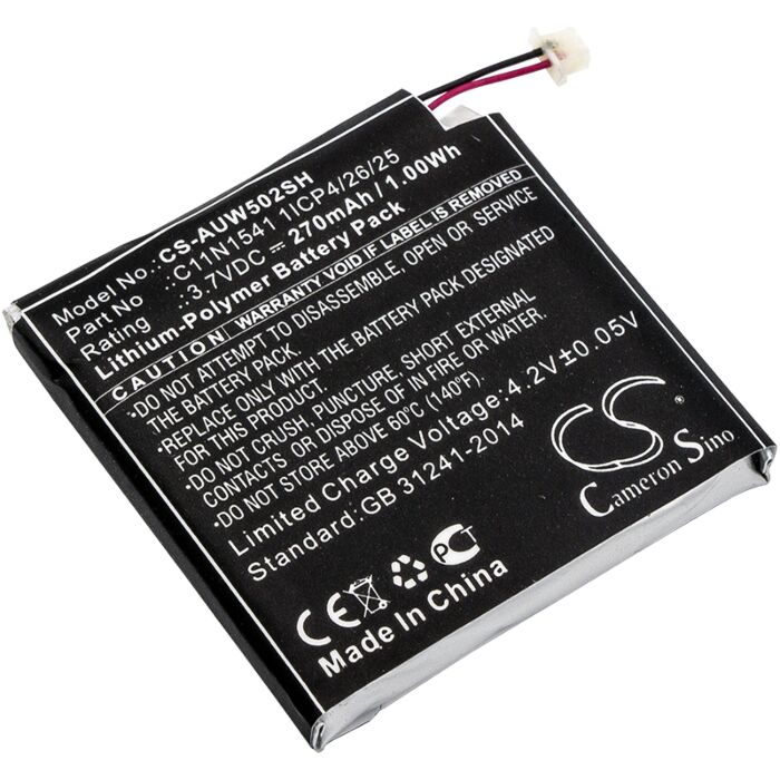 270mAh for Asus ZenWatch 2,WI502QF