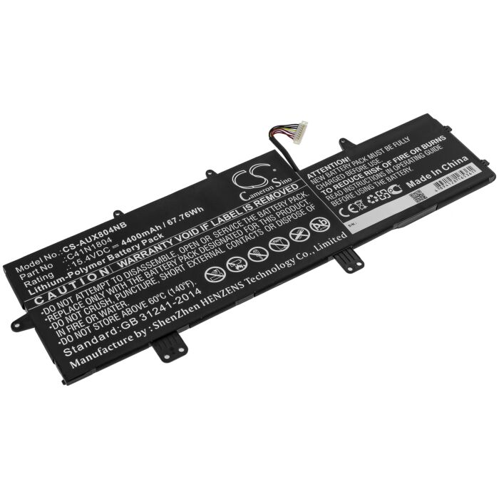 4400mAh for Asus ZenBook Pro 14 UX450,ZenBook Pro 14 UX450FD-BE072T,ZenBook Pro 14 UX480FD-BE043T,UX450FDX-1A,UX450FD-BE014T,ZenBook Pro 14 UX480FD-E1049T,ZenBook Pro 14 UX480FD-BE004T,ZenBook Pro 14 UX480FD-BE012R,UX450FDX-BE071T,ZenBook Pro 14 UX480FD-B