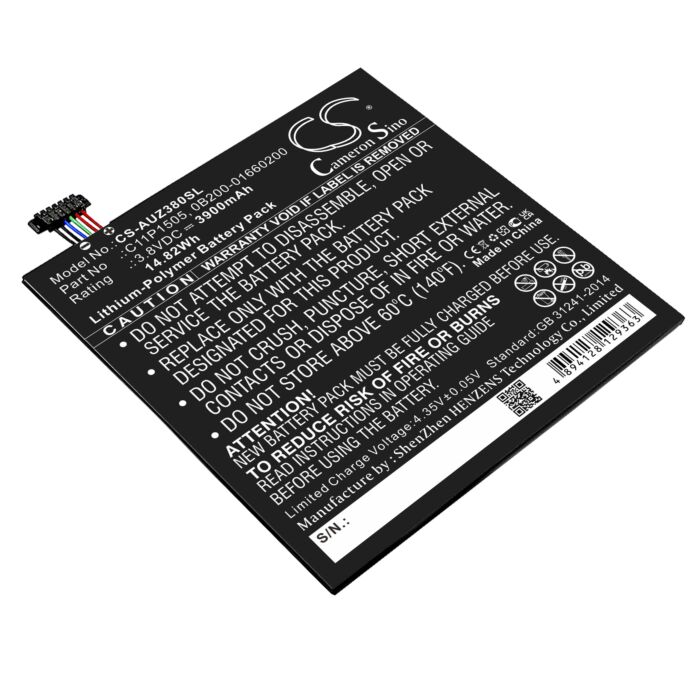3900mAh for Asus ZenPad 8.0 Z380C,ZenPad 8.0 Z380CX,ZenPad 8.0 Z380KL,P022,P024,ZenPad Z380C,ZenPad Z380CX,ZenPad Z380KL