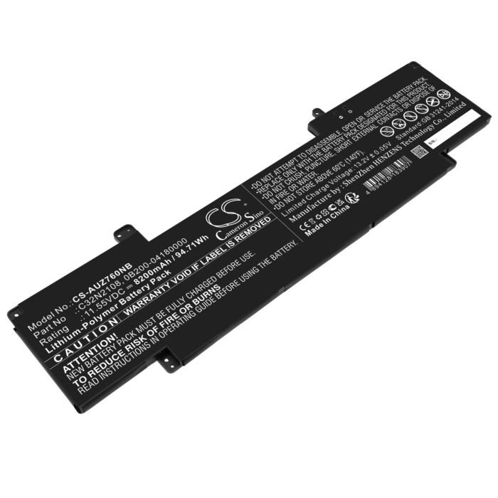8200mAh for Asus Zenbook Pro 16X OLED,UZ7602ZM