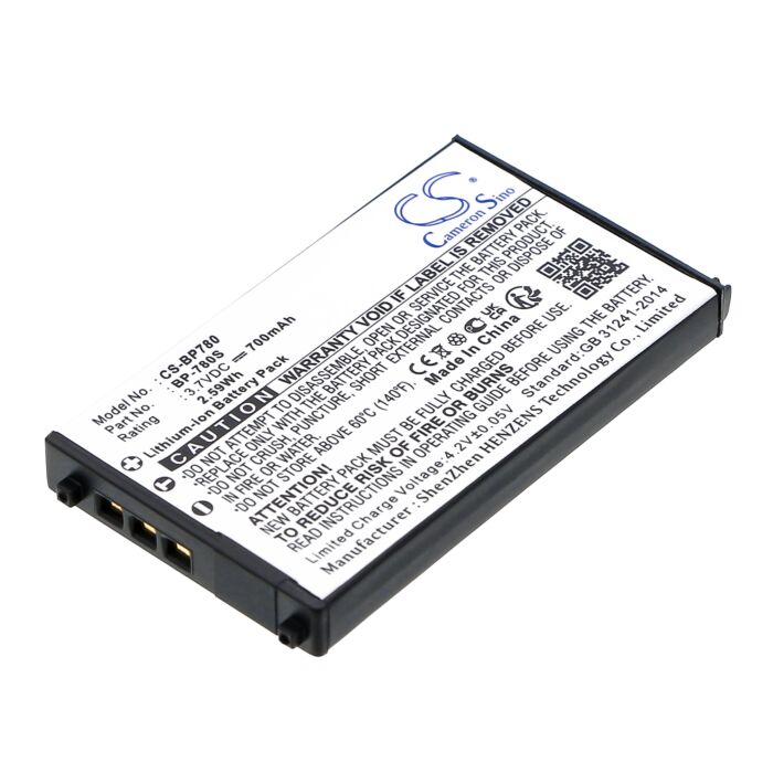 700mAh for Kyocera CONTAX SL300RT,Finecam SL300R,Finecam SL400R