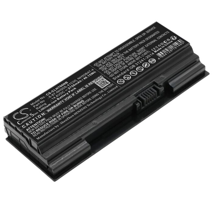 2750mAh for Clevo NH70RCQ,NH57RA,NH58RC,NH58RHQ,NH58RAQ,NH55RAQ,NH57RH,NH70 SE,NH55RHQ,NH58RCQ