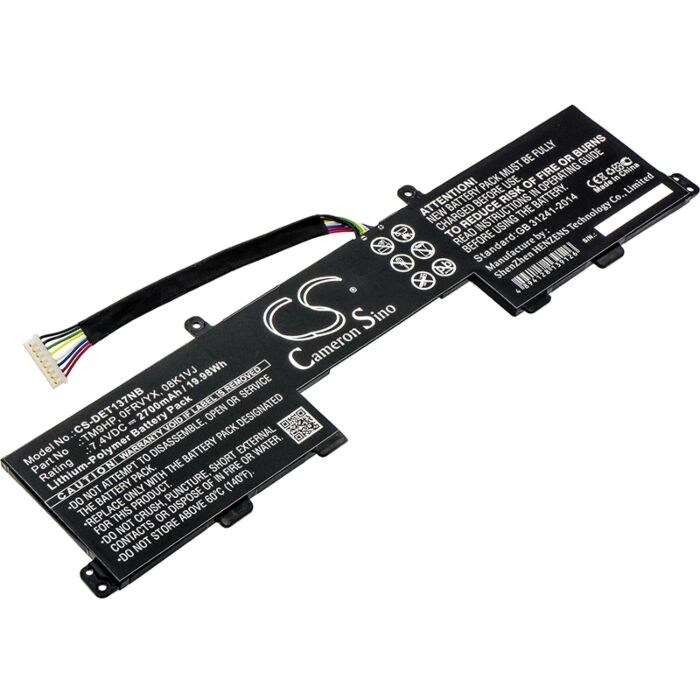 2700mAh for DELL Latitude 13 7350