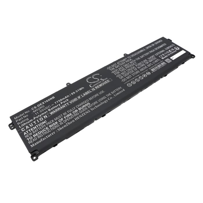 Replacement Battery for DELL Alienware X16, Alienware X16 R1, HP26N, M02R0, Li-Polymer 7750mAh